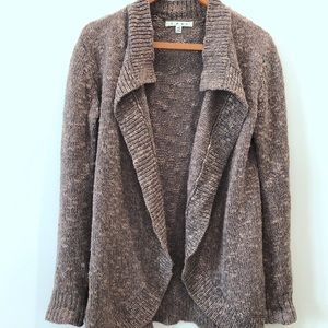 XS Cabi marled cardigan-grey/tan